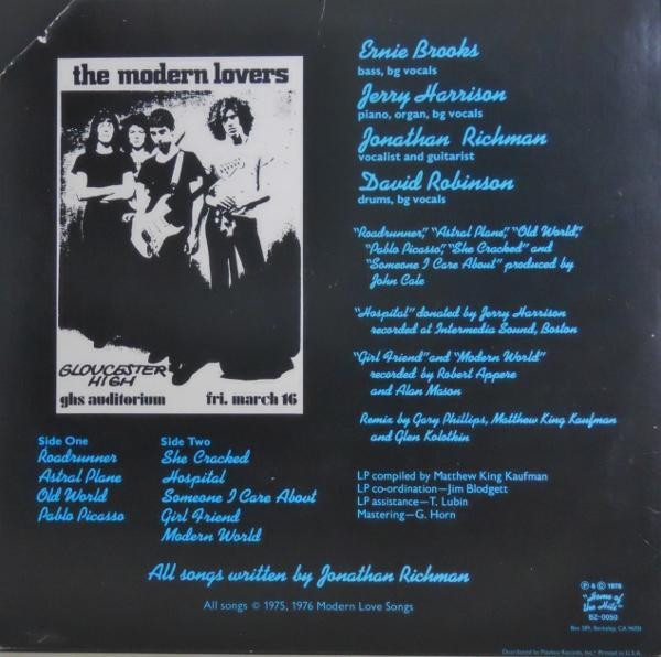 The Modern Lovers - The Modern Lovers | Home Of The Hits (BZ-0050)