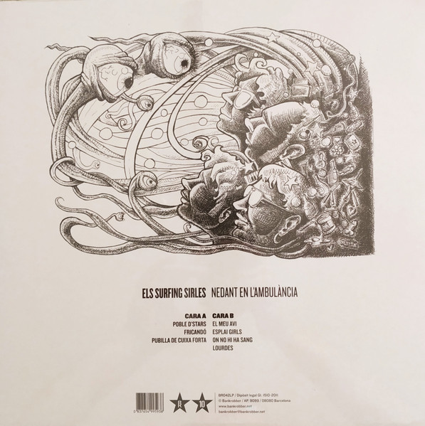 Els Surfing Sirles - Nedant En L'ambulància | Bankrobber (BR042LP) - 2 Els Surfing Sirles - Nedant En L'ambulància | Bankrobber (BR042LP) - 2