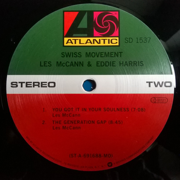 Les McCann & Eddie Harris - Swiss Movement | Atlantic (SD 1537) - 4 Les McCann & Eddie Harris - Swiss Movement | Atlantic (SD 1537) - 4