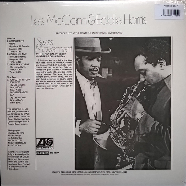 Les McCann & Eddie Harris - Swiss Movement | Atlantic (SD 1537) - 2 Les McCann & Eddie Harris - Swiss Movement | Atlantic (SD 1537) - 2
