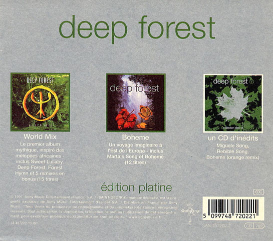 Deep Forest - Édition Platine | Saint George (SAN 487202 2) - 3