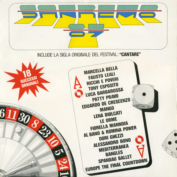 Various - Sanremo '87 | CBS (CBS 450528 1)