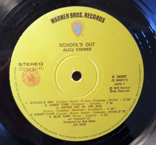 Alice Cooper - School's Out | Warner Bros. Records (K 56007) - 4 Alice Cooper - School's Out | Warner Bros. Records (K 56007) - 4