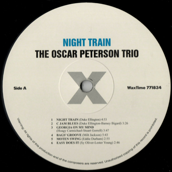 The Oscar Peterson Trio - Night Train | WaxTime (771834) - 2