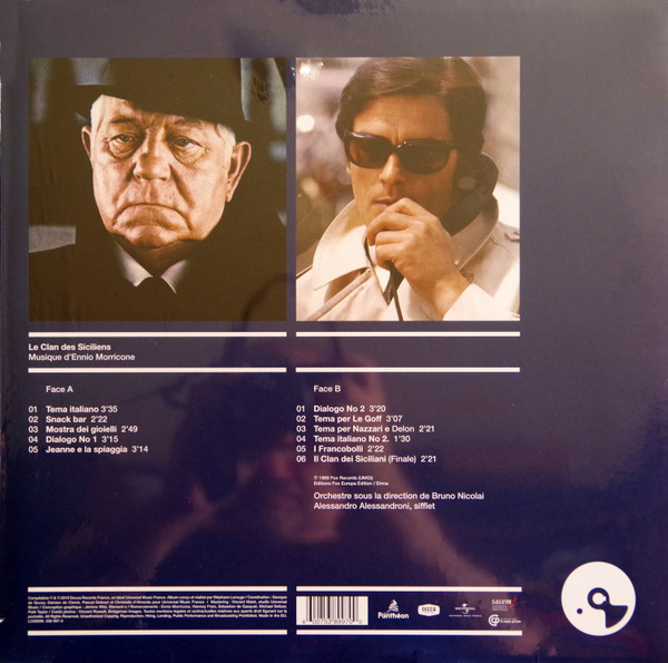Ennio Morricone - Le Clan Des Siciliens | Label Panthéon (538 997-0) - 2 Ennio Morricone - Le Clan Des Siciliens | Label Panthéon (538 997-0) - 2