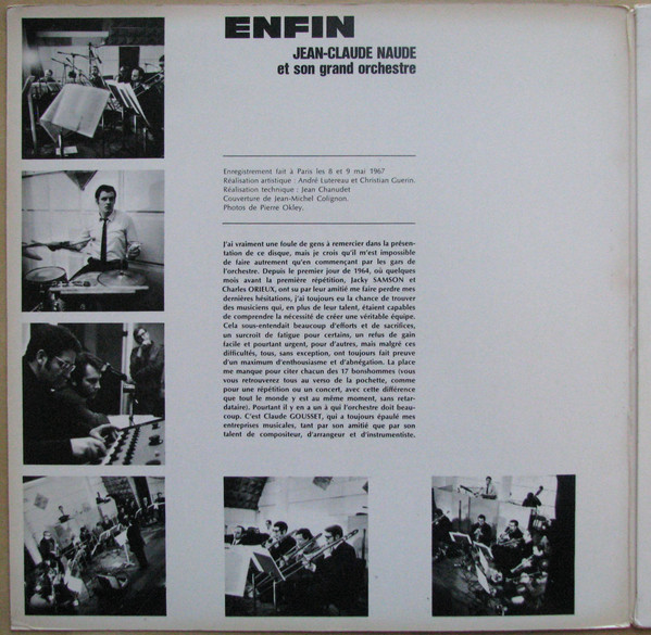 The Jean-Claude Naude Big Band - Enfin | Tele record (TR 18005) - 2 The Jean-Claude Naude Big Band - Enfin | Tele record (TR 18005) - 2
