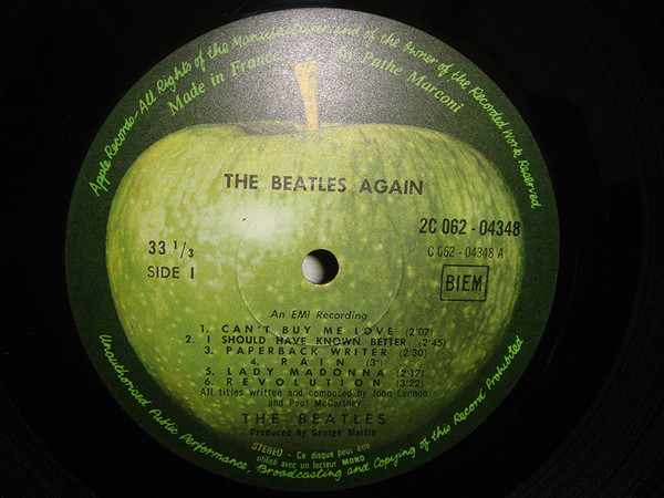 The Beatles - The Beatles Again | Apple Records (2C 062 04348) - 3