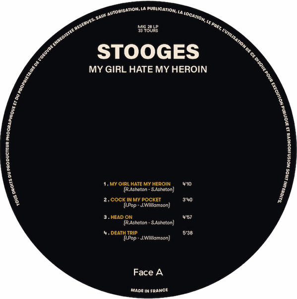 The Stooges - My Girl Hates My Heroin | Revenge Records (REV200872LP) - 3 The Stooges - My Girl Hates My Heroin | Revenge Records (REV200872LP) - 3