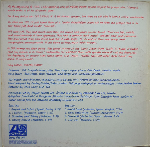 Yes - Yes | Atlantic (588 190) - 2 Yes - Yes | Atlantic (588 190) - 2