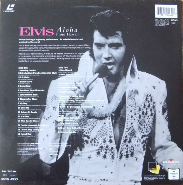 Elvis Presley - Aloha From Hawaii - 30 Of Elvis' Greatest Hits | BMG Video (74321-10661-6) - 2 Elvis Presley - Aloha From Hawaii - 30 Of Elvis' Greatest Hits | BMG Video (74321-10661-6) - 2