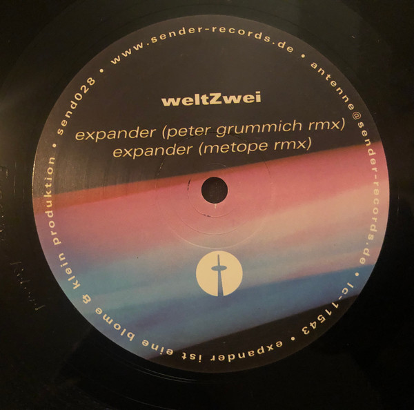 WeltZwei - Expander Remixed | Sender Records (send028)