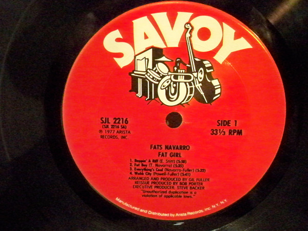 Fats Navarro - Fat Girl | Savoy Records (SJL 2216) - 3 Fats Navarro - Fat Girl | Savoy Records (SJL 2216) - 3