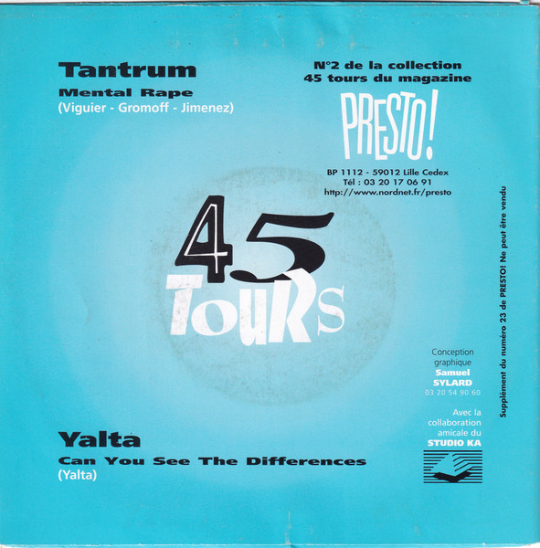 Tantrum / Yalta - Tantrum / Yalta | Presto! (002) - 2