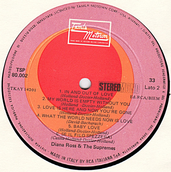The Supremes - Diana Ross & The Supremes | Tamla Motown (TSP 80002) - 4