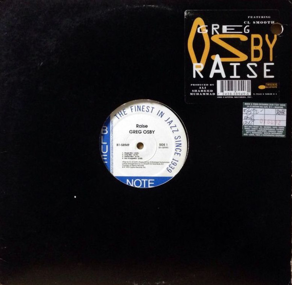 Greg Osby Featuring C.L. Smooth - Raise | Blue Note (B1-58949) - main Greg Osby Featuring C.L. Smooth - Raise | Blue Note (B1-58949) - main