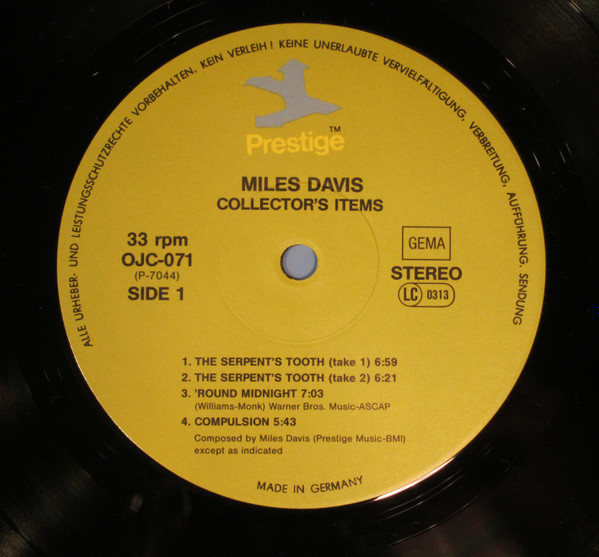 Miles Davis - Collectors' Items | Original Jazz Classics (OJC-071) - 4 Miles Davis - Collectors' Items | Original Jazz Classics (OJC-071) - 4