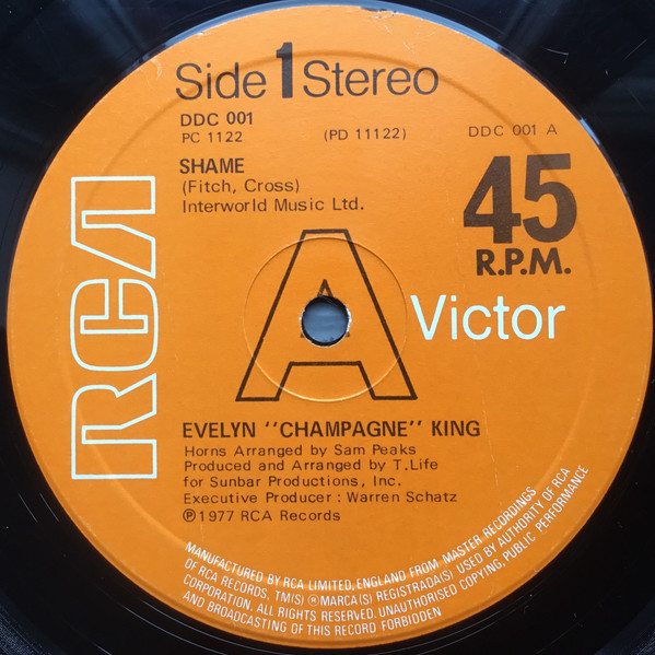 Evelyn King - Shame | RCA Victor (PC 1122)