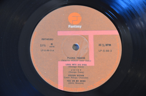 Flora Purim - That's What She Said | Fantasy (LP-S-88-3) - 4 Flora Purim - That's What She Said | Fantasy (LP-S-88-3) - 4