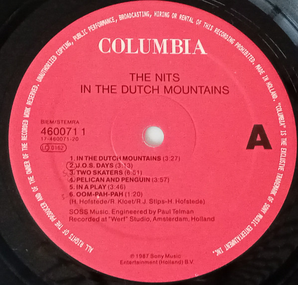 The Nits - In The Dutch Mountains | Columbia (460071 1) - 3 The Nits - In The Dutch Mountains | Columbia (460071 1) - 3