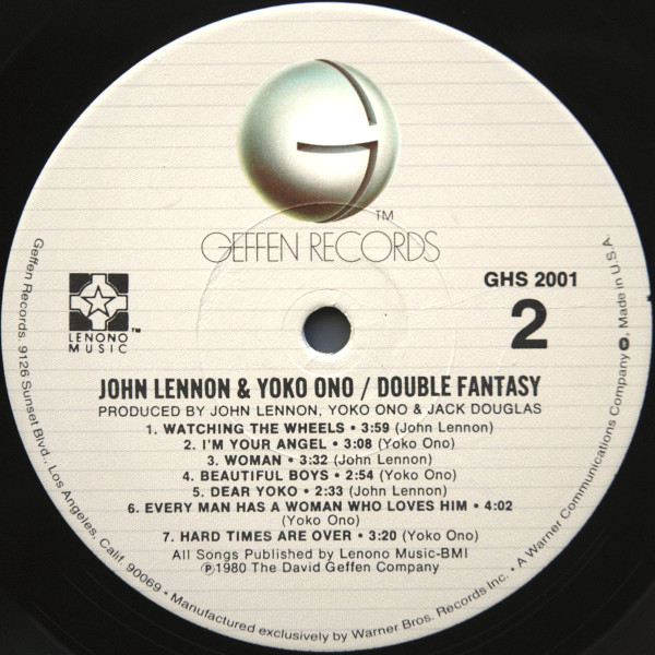 John Lennon & Yoko Ono - Double Fantasy | Geffen Records (GHS 2001) - 4