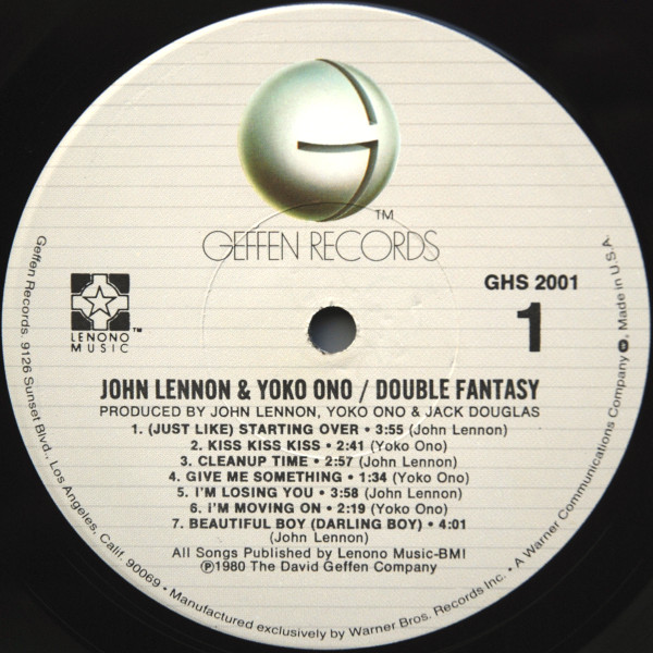 John Lennon & Yoko Ono - Double Fantasy | Geffen Records (GHS 2001) - 3