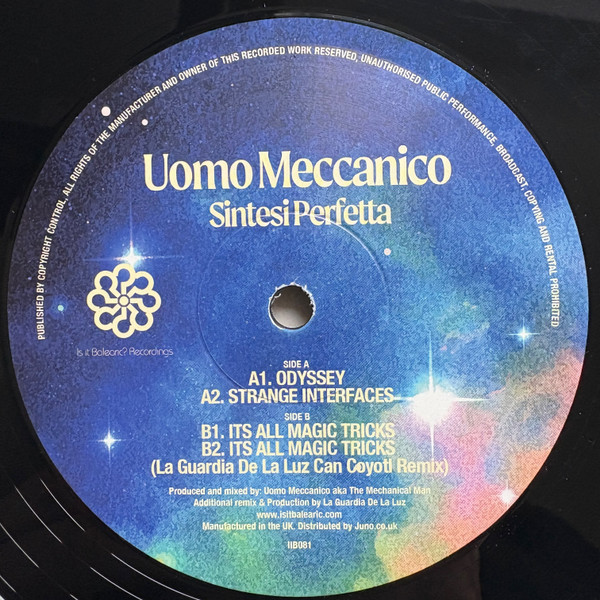The Mechanical Man - Sintesi Perfetta | Is It Balearic? Recordings (IIB081)