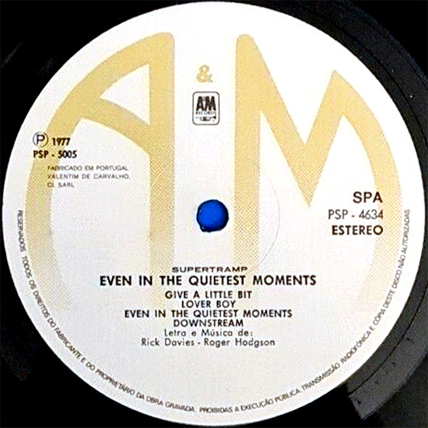 Supertramp - Even In The Quietest Moments... | A&M Records (PPSP-4634) - 3 Supertramp - Even In The Quietest Moments... | A&M Records (PPSP-4634) - 3