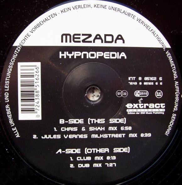 Mezada - Hypnopedia | Maddog (INT 8 85162 6) - main