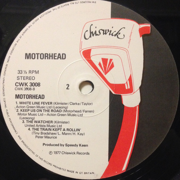 Motörhead - Motörhead | Chiswick Records (CWK 3008) - 4 Motörhead - Motörhead | Chiswick Records (CWK 3008) - 4