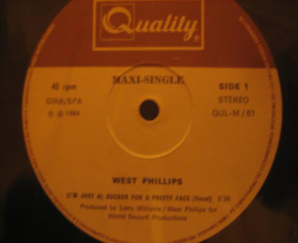 West Phillips - (I'm Just A) Sucker For A Pretty Face | Quality (QUL-M/61) - 3