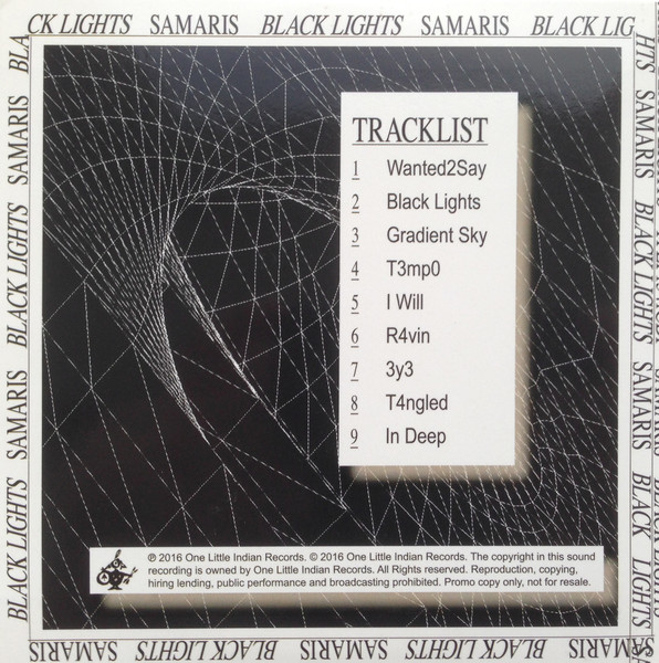 Samaris - Black Lights | One Little Indian (TPLP1341CDP) - 2