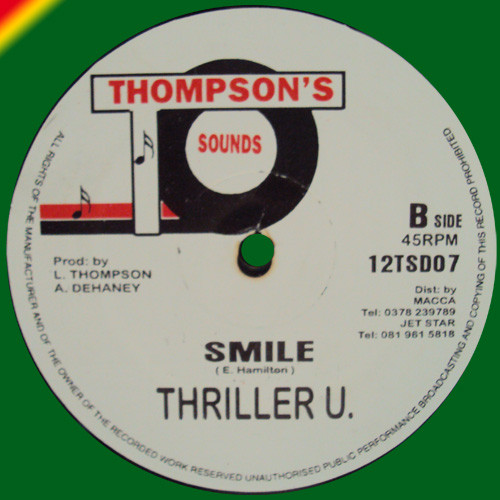 Michael Rose / Dennis Brown / Thriller U - Don't Mess With No Gangster / If Its Me Your Loving / Smile | Thompson's Sounds (12TSD07) - 2 Michael Rose / Dennis Brown / Thriller U - Don't Mess With No Gangster / If Its Me Your Loving / Smile | Thompson's Sounds (12TSD07) - 2