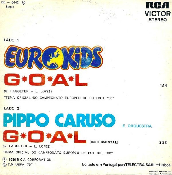 Eurokids / Pippo Caruso E La Sua Orchestra - G.O.A.L | RCA Victor (BB 6442) - 4