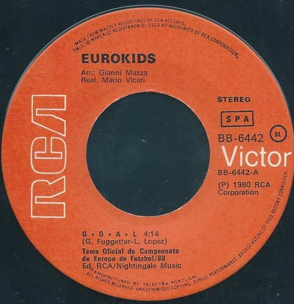 Eurokids / Pippo Caruso E La Sua Orchestra - G.O.A.L | RCA Victor (BB 6442) - 2