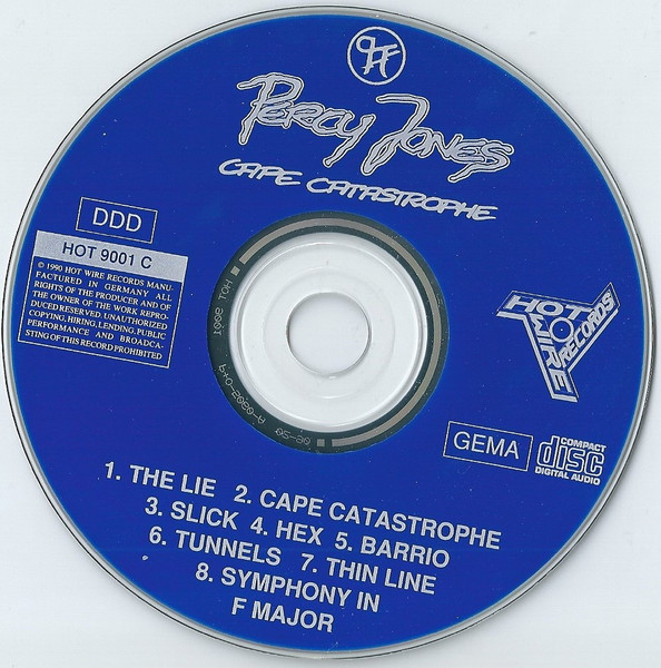 Percy Jones - Cape Catastrophe | Hot Wire Records (HOT 9001 C) - 3