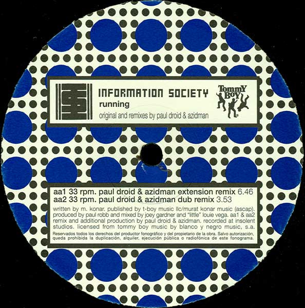 Information Society - Running | Blanco Y Negro (MX 1220RR (N)) - 3