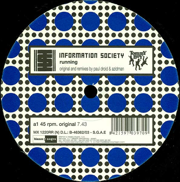 Information Society - Running | Blanco Y Negro (MX 1220RR (N)) - 2