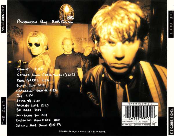 The Cult - The Cult | Virgin (7243 8 39970 2 2) - main