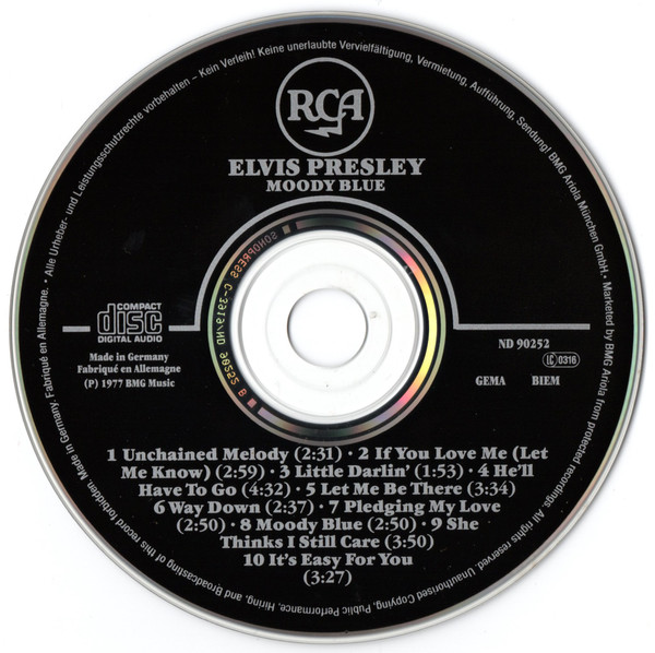 Elvis Presley - Moody Blue | RCA (ND90252) - 3