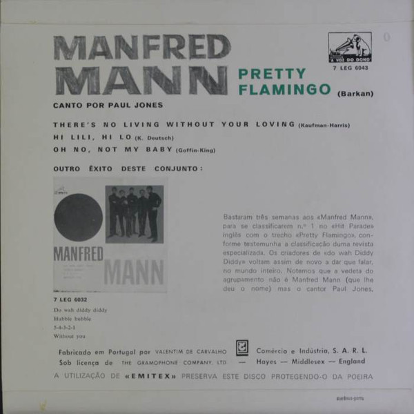 Manfred Mann - Pretty Flamingo | A Voz Do Dono (7 LEG 6043) - 2