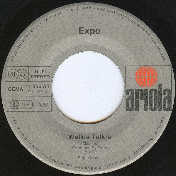 Expo - Walkie Talkie | Ariola (11 356 AT)