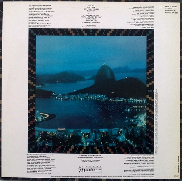 Lee Ritenour - Rio | Elektra Musician (MUS 52 350) - 2
