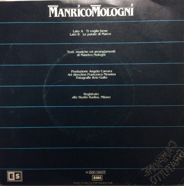 Manrico Mologni - Ti Voglio Bene | EMI (3C 006-18607) - 2