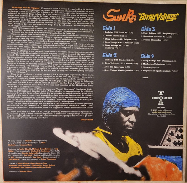 Sun Ra - Stray Voltage | Modern Harmonic (MH-8311) - 4 Sun Ra - Stray Voltage | Modern Harmonic (MH-8311) - 4