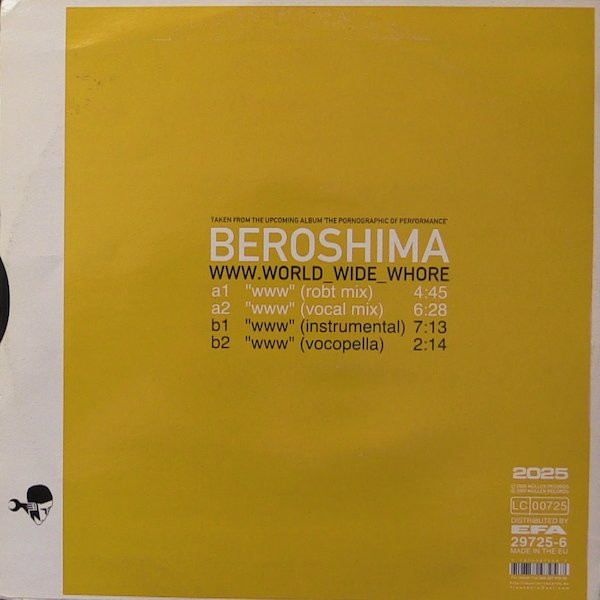 Beroshima - WWW WorldWideWhore EP | Müller Records (MÜLLER 2025) - 2
