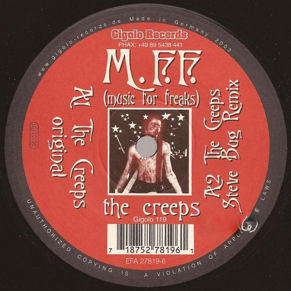 Freaks - The Creeps | International Deejay Gigolo Records (Gigolo 119) - main