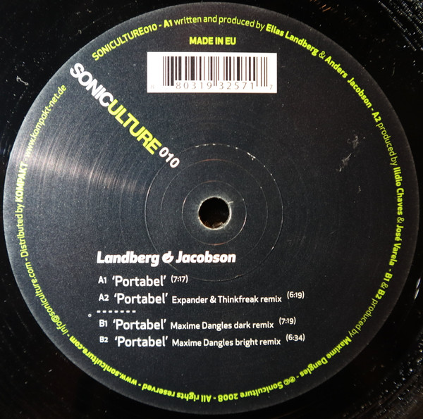 Elias Landberg & Anders Jacobson - Portabel | Soniculture (SONICULTURE 010)