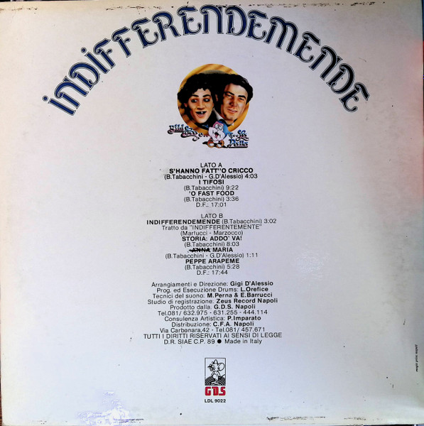 Bibì & Cocò - Bibì & Cocò E La Palla Indifferendemende | GDS (LDL 9022) - 2