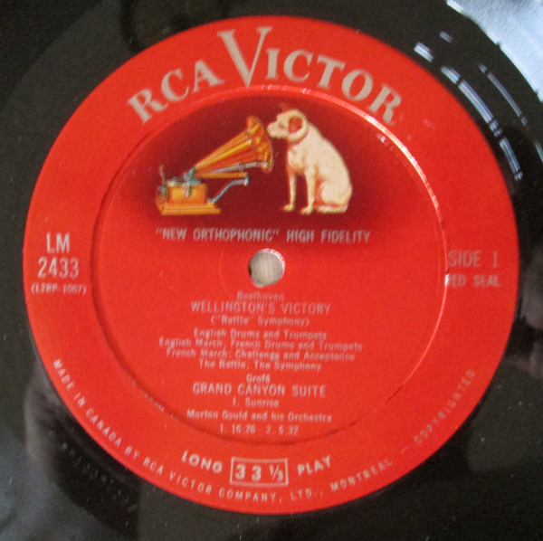 Ferde Grofé , Ludwig van Beethoven , Morton Gould And His Orchestra - Grofé ― Grand Canyon Suite • Beethoven ― Wellington's Victory | RCA Victor Red Seal (LM-2433) - 4