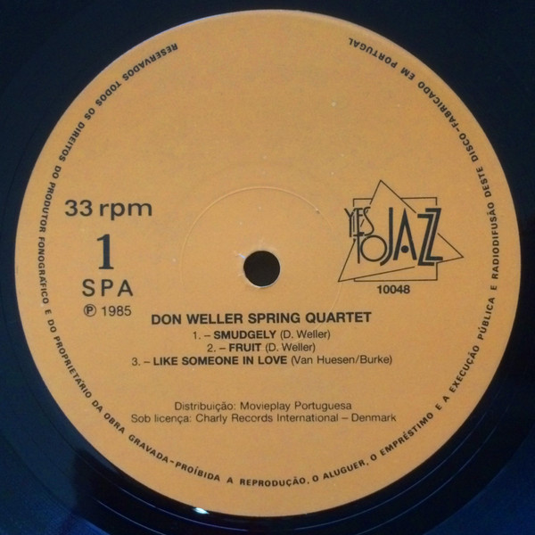 The Don Weller Spring Quartet - Commit No Nuisance | Yes To Jazz (10048) - 3